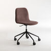 Tiller Slim Studio Chair - Brown Upholstery