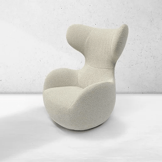 Toapzfront modern beige armchair