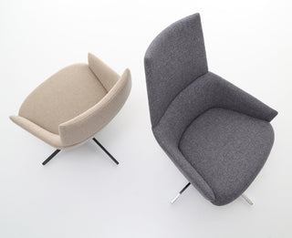 Two modern armchairs