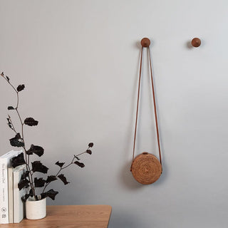 Wall hook with purse