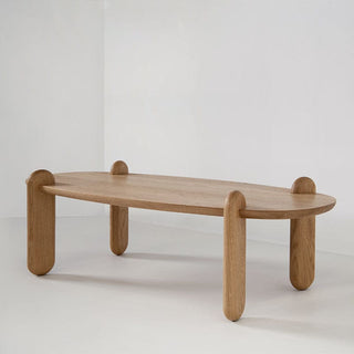Pop coffee table in light wood