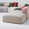 Puffalolounge12 sectional sofa with colorful cushions