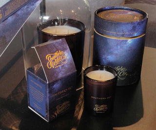Southern Sky candles in showroom